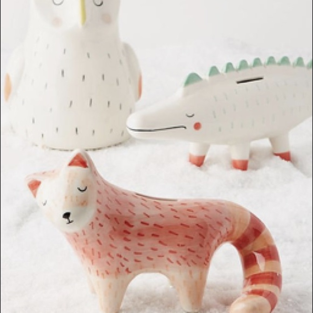 Anthropologie creature piggy banks - 2